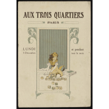 Aux Trois Quartiers, Paris. 