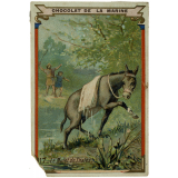Carte réclame. Chocolat de la marine. 17. Le mulet de Thalès.