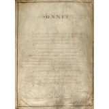 Modèle d'écriture. Sonnet. 