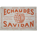 Buvard publicitaire. Échaudés Savidan.