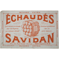Buvard publicitaire. Échaudés Savidan.