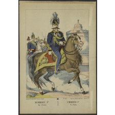 Humbert Ier, Roi d'Italie. Umberto 1°, Re d'Italia.