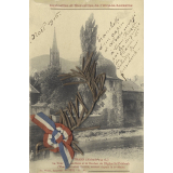 Noël 1916 - Branchette d'un sapin d'Alsace envoyé à Mimi Pinson par les ouvrières de Thann; Me Scherrer leur présidente.
