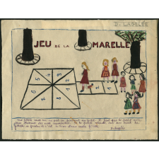 Jeu de la marelle.