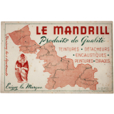 Buvard publicitaire. Le Mandrill. 