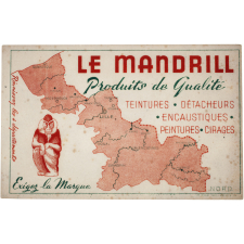 Buvard publicitaire. Le Mandrill. 