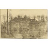 Université Catholique de Louvain - Catholic University of Louvain - Catholieke Hoogeschool van Leuven - 2e série - Asile d'aliénés pavillonnaire dans l'ancien parc du Vte de Spoelberch, à Lovenjoul. Sert à la Faculté de Médecine - Pavilion Insane-Asylum in quondam park of  Viscount de Spoelberch, Lovenjoul : department of Medicine of the University - Paviljoen van het zinneloozengesticht opgericht in het oud park van Burggraaf de Spoelberch te Lovenjoul, Ten dienste der faculteit van geneeskunde.