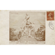 Ligue Française de l'Enseignement - Fête des Ecoles - 1907 - Diplôme.