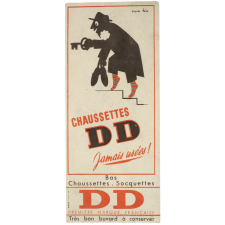 Buvard publicitaire. Chaussettes D D.