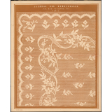 Modèle de broderie de dentelle.