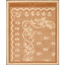 Modèle de broderie de dentelle.