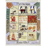 Restrictions. Février 1941.