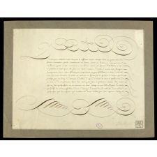Modèle d'écriture.