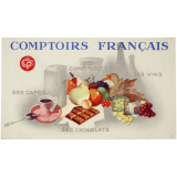Buvard publicitaire. Comptoirs Français.