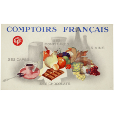 Buvard publicitaire. Comptoirs Français.