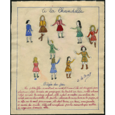 A la chandelle.