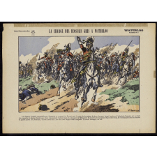 La Charge des Ecossais gris à Waterloo.