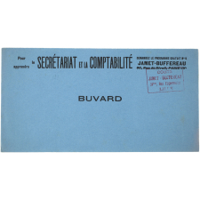Buvard publicitaire. Cours Jamet-Buffereau. Secrétariat et Comptabilité. 
