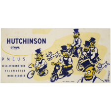 Buvard publicitaire. Hutchinson. Pneus.