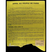 Appel au peuple de Paris.