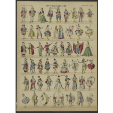 Costumes de théâtre (Peau d'âne, Aladin ou la lampe merveilleuse, la poule aux oeufs d'or).