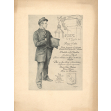 Menu du 26 Novembre 1892. Association Amicale des Anciens Elèves des Lycées de Nancy, Strasbourg, Metz & Colmar. 
