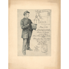 Menu du 26 Novembre 1892. Association Amicale des Anciens Elèves des Lycées de Nancy, Strasbourg, Metz & Colmar. 