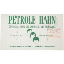 Buvard publicitaire. Pétrole Hahn.