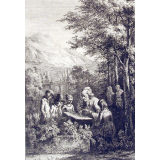 J. J. Rousseau herborisant.