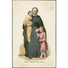 Image religieuse. Saint Vincent de Paul.