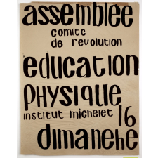 Assemblée comité de révolution éducation physique institut michelet.