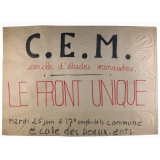C.E.M. cercle d'études marxistes - Le front unique.