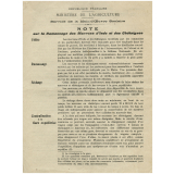 Note sur le ramassage des marrons d'Inde et des châtaignes.