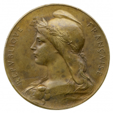 Médaille d'accessit au Concours Général à l'effigie de Marianne. 