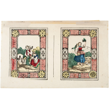 Lavandière - Couple de paysan.