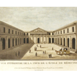 Vue intérieure de la cour de Médecine.