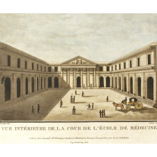 Vue intérieure de la cour de Médecine.