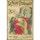 Partition musicale : Le Jeune Professeur. Chansonnette.
