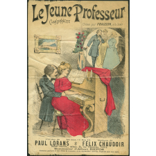Partition musicale : Le Jeune Professeur. Chansonnette.