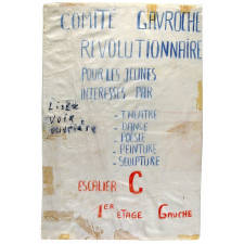 A la Sorbonne - Comité Gavroche révolutionnaire.