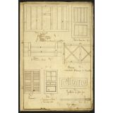 Spécimen de cahier de géométrie et de dessin (1859). Exposition rétrospective.