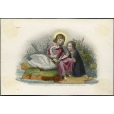 Image religieuse. Secourez-moi Seigneur, les méchants ont déchiré mon coeur.