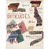 Difficultés de la mère de famille : Janvier 1941