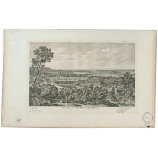 Vue de St. Cir près Versailles, prise audessus de la Sabliere et en suivant le Coteau de Satori.