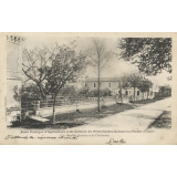 Ecole Pratique d'Agriculture et de Laiterie de Pétré-Sainte-Gemme-la-Plaine (Vendée) - Vue du Jardin et de l'Internat.