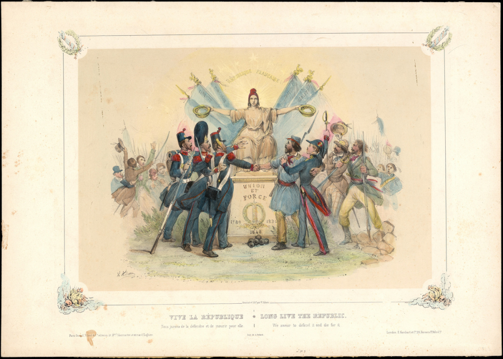 Vive la République. Long live the Republic.