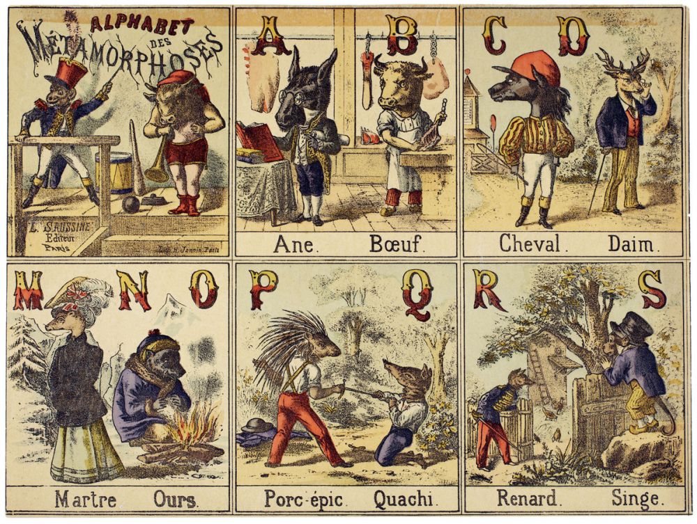 Alphabet des métamorphoses.