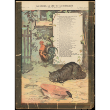 Le Cochet, le Chat et le Souriceau. (Fable de La Fontaine).