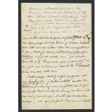 Lettre de Tocqueville à un libraire. 