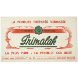 Buvard publicitaire. Primalak.